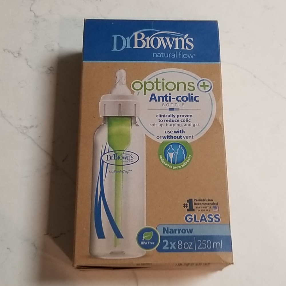 Dr. Browns (2) 8oz glass bottles